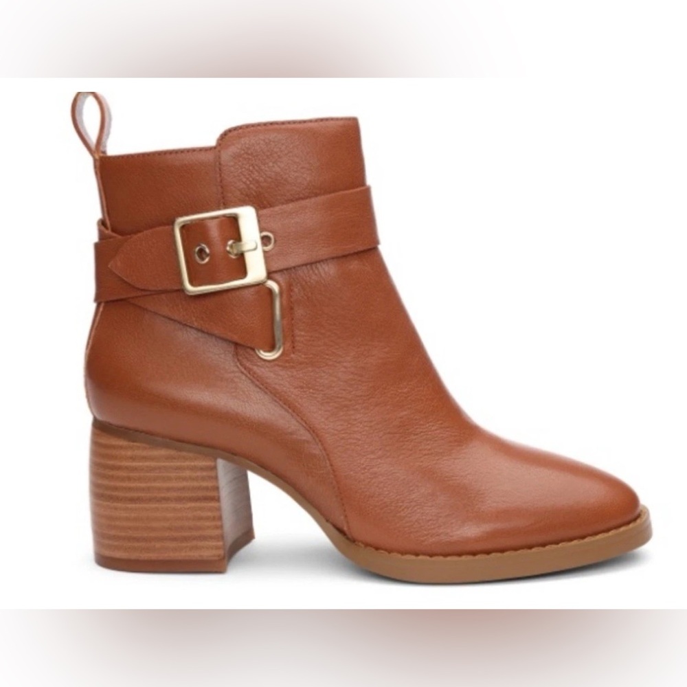 Liverpool Los Angeles Women's size 10 Encino Bootie Leather 754152, Pecan